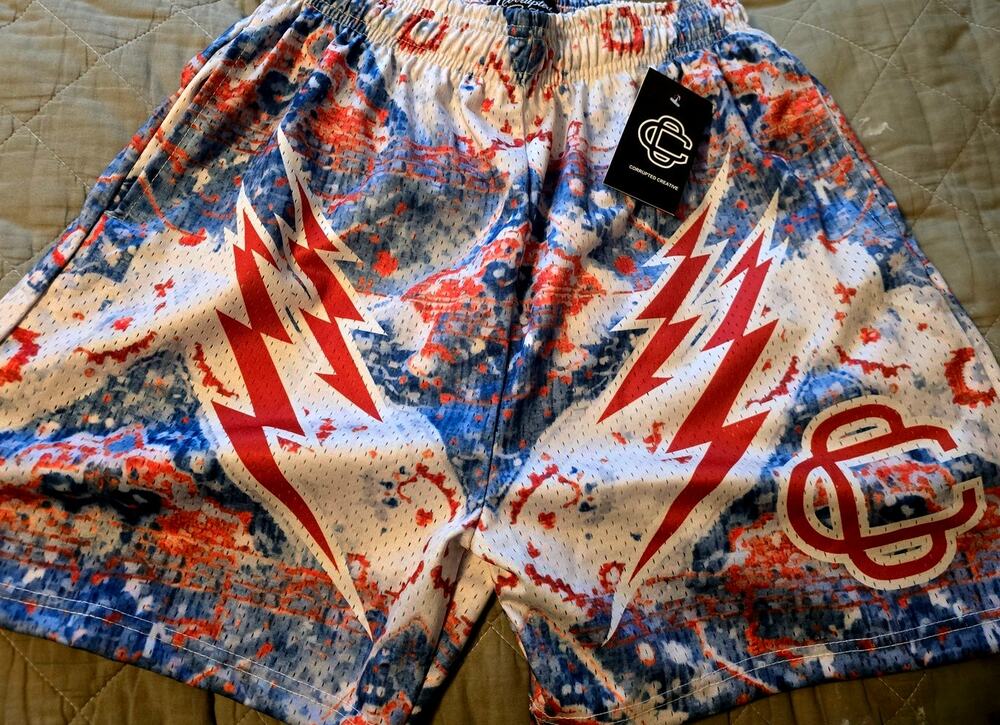Corrupted Creative mesh shorts  Large